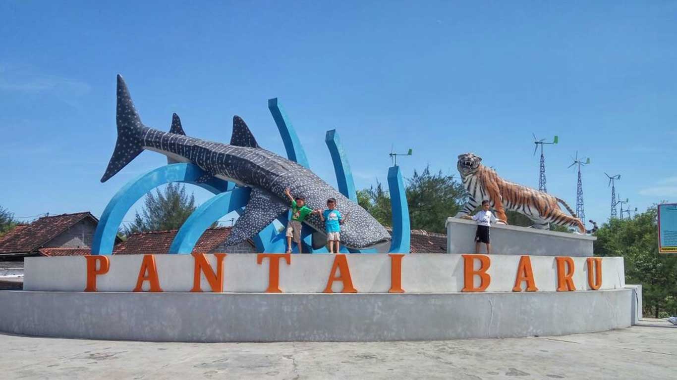  Pantai  Baru  Bantul Destinasi Baru  Asik Nan Seru