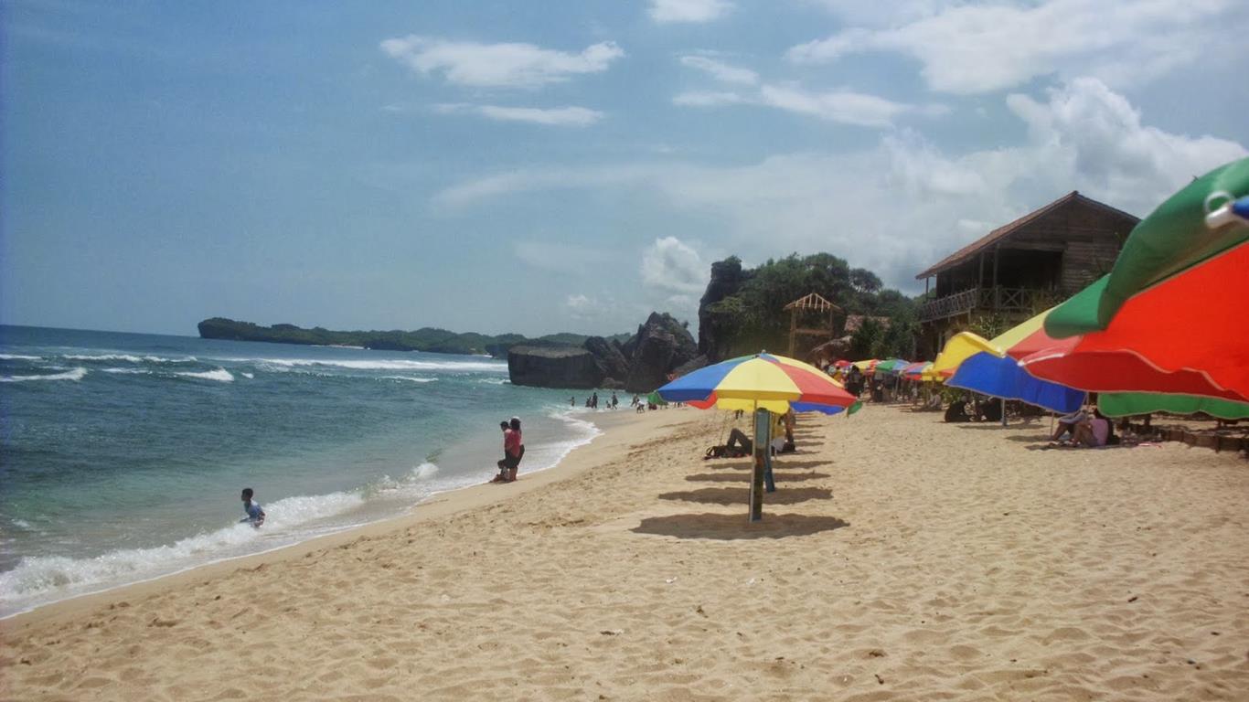 Pantai Indrayanti Rute Menuju Lokasi Dan Harga Tiket Masuk