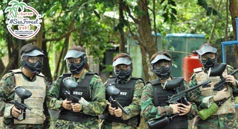 Paint-Ball-di-pantai-Tanjung-Pinggir-Batam Paint Ball Di Pantai Tanjung Pinggir Batam