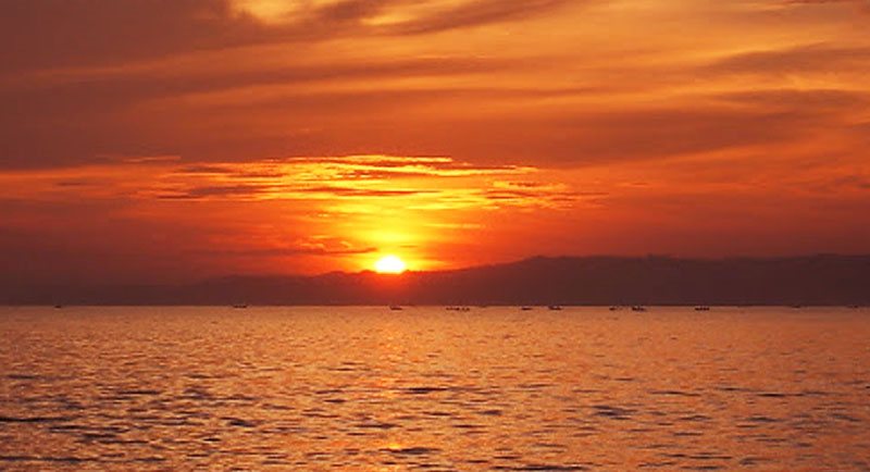 Sunset Pantai Pangandaran